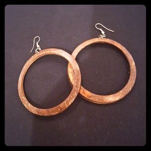 Bamboo Hoop Earrings